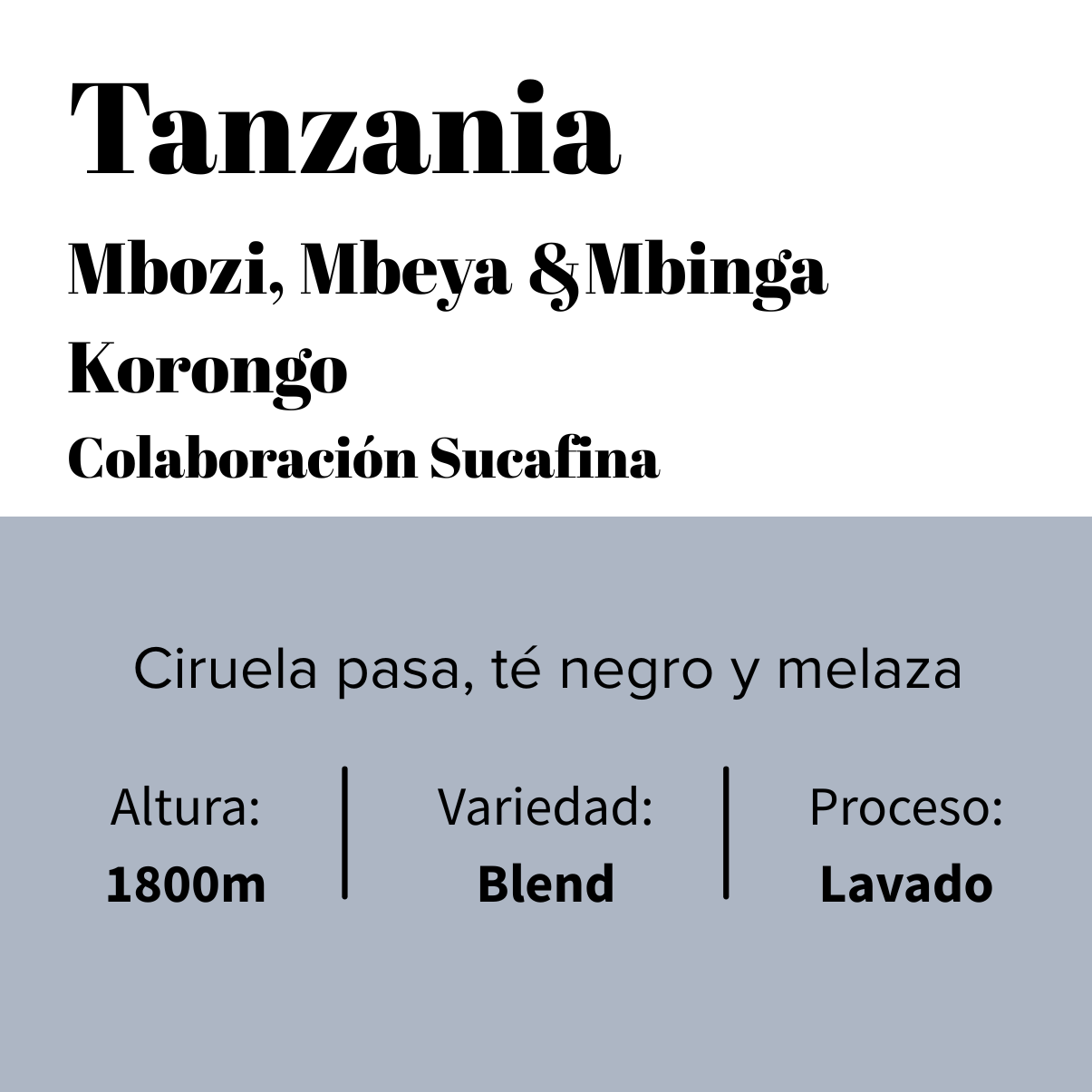 Tanzania - Mbozi, Mbeya & Mbinga - Productores locales - Lavado