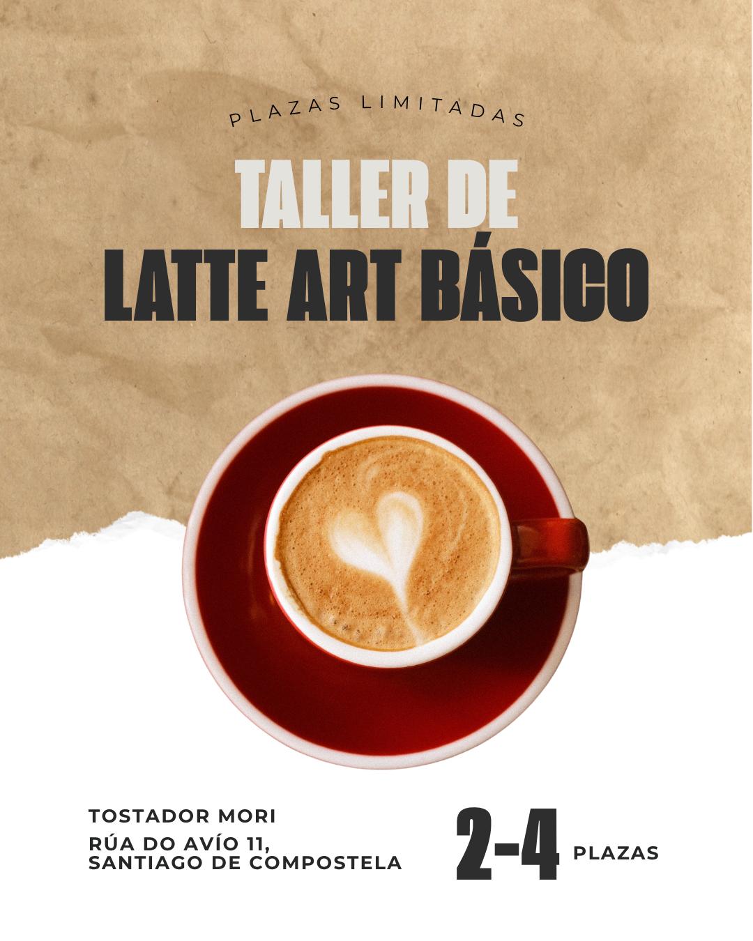 ✨ Taller de Latte art Básico ✨ Lunes 13/07/26 - Nivel Básico
