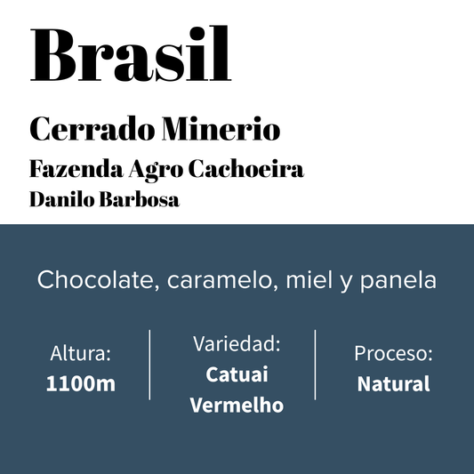 Brasil - Café especial de la casa - Cerrado Mineiro - Natural