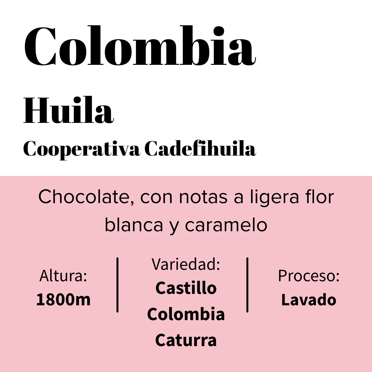 Colombia - Cadefihuila - Cooperativa - Lavado