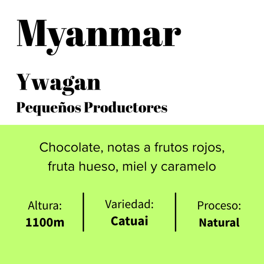 Myanmar -  Ywagan -  Pequeños Productores - Natural