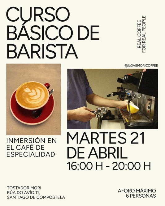 ✨ Curso de Barista Básico · 4h de inmersión en café de especialidad ✨