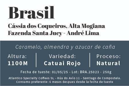 Café especial de la casa - Alta Mogiana - Fazenda Santa Jucy
