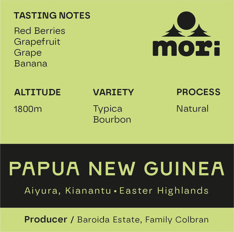 Papua Nueva Guinea - Aiyura - Kianantu - Natural