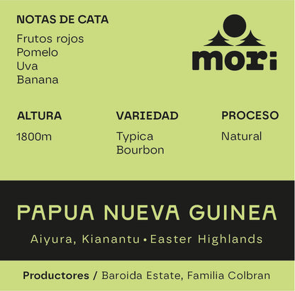 Papua Nueva Guinea - Aiyura - Kianantu - Natural
