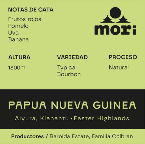 Papua Nueva Guinea - Aiyura - Kianantu - Natural