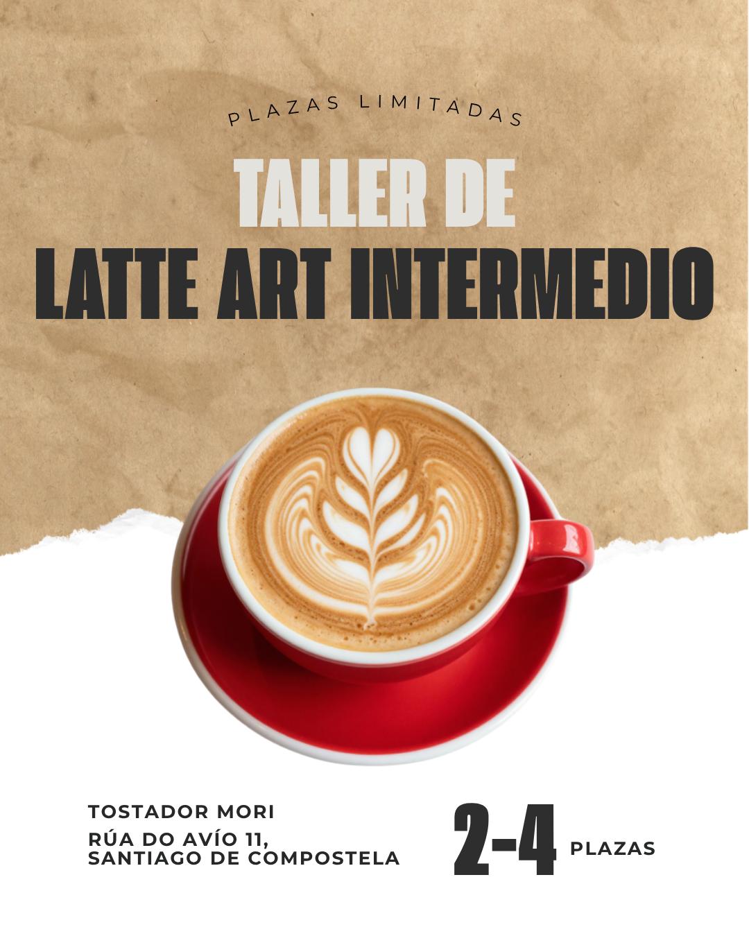 ✨ Taller de Latte art Intermedio✨ Martes 14/07/26 - Nivel Intermedio